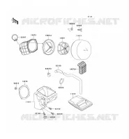 FILTRE A AIR pour Kawasaki KLX650