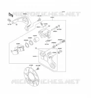 FREIN ARRIERE pour Kawasaki KLX650