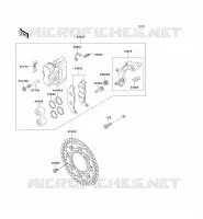 FREIN AVANT pour Kawasaki KLX650