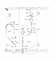 MAITRE CYLINDRE ARRI&Egrave;RE pour Kawasaki KLX650
