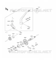 MECANISME DE KICK pour Kawasaki KLX650