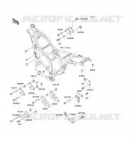 PIECE DE CADRE (COUVERTURE) pour Kawasaki KLX650