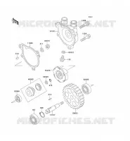POMPE &Agrave; EAU pour Kawasaki KLX650