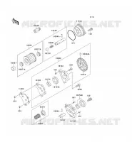 POMPE A HUILE pour Kawasaki KLX650