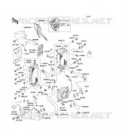 RADIATEUR pour Kawasaki KLX650