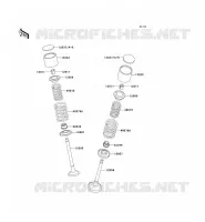 SOUPAPE pour Kawasaki KLX650