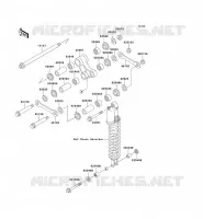 SUSPENSION ARRI&Egrave;RE pour Kawasaki KLX650