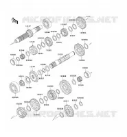 TRANSMISSION pour Kawasaki KLX650