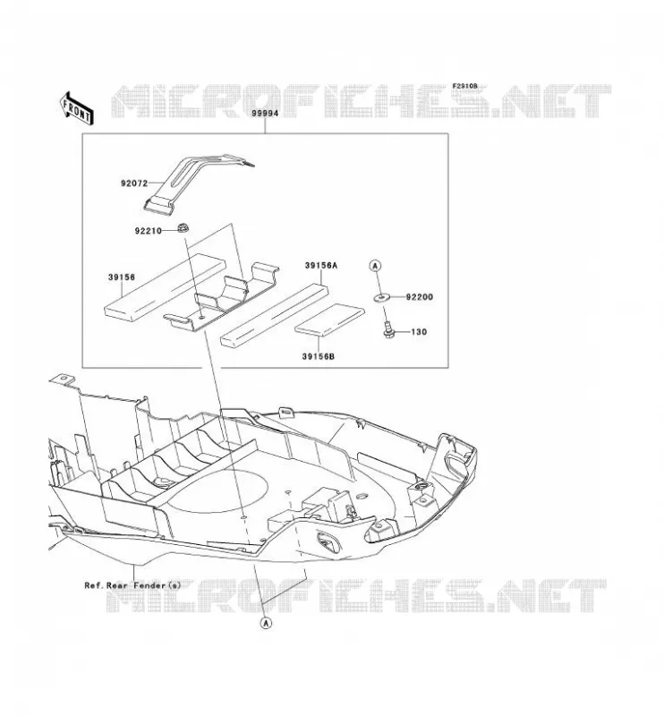 ACCESSOIRE (SUPPORT ANTIVOL U) Kawasaki MOTOS 1000 2013 VERSYS 1000  KLZ1000ADF
