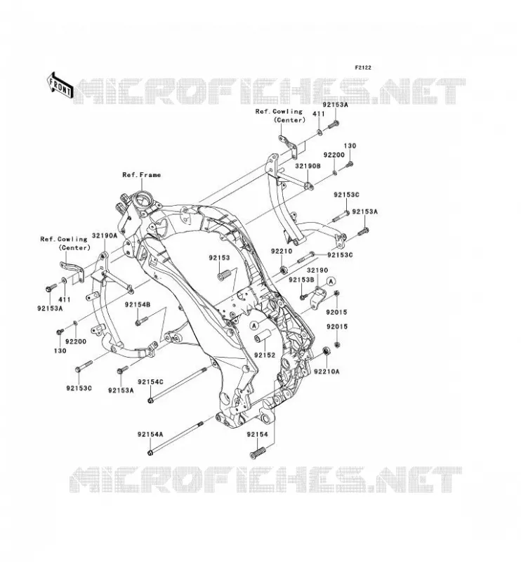 SUPPORT MOTEUR Kawasaki MOTOS 1000 2013 VERSYS 1000  KLZ1000ADF