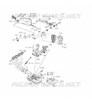 &Eacute;CHAPPEMENT pour Kawasaki VERSYS 1000