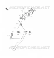 BEQUILLES pour Kawasaki KMX125