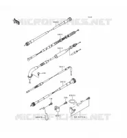 CABLES pour Kawasaki KMX125