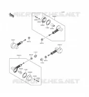 CLIGNOTANTS pour Kawasaki KMX125
