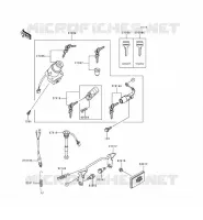 CONTACTEUR pour Kawasaki KMX125
