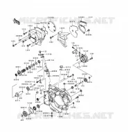 COUVERCLES MOTEUR pour Kawasaki KMX125