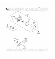 FEUX ARRI&Egrave;RE(S) pour Kawasaki KMX125