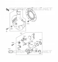 FREIN AVANT pour Kawasaki KMX125