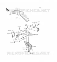 GARDE BOUE pour Kawasaki KMX125