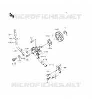 POMPE A HUILE pour Kawasaki KMX125