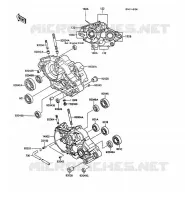 CARTER MOTEUR(S) pour Kawasaki KMX125