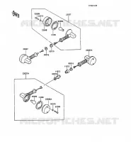 CLIGNOTANTS pour Kawasaki KMX125