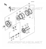 EMBRAYAGE pour Kawasaki KMX125