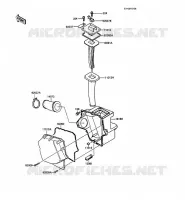FILTRE A AIR pour Kawasaki KMX125