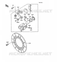 FREIN AVANT pour Kawasaki KMX125