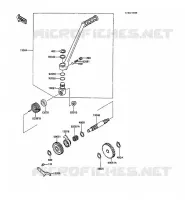 MECANISME DE KICK pour Kawasaki KMX125