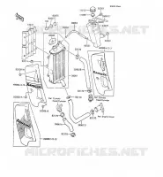 RADIATEUR pour Kawasaki KMX125