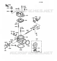 CULASSE/CYLINDRE pour Kawasaki KMX125