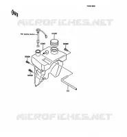 R&Eacute;SERVOIR D'HUILE pour Kawasaki KMX125