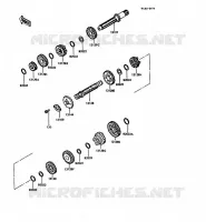 TRANSMISSION pour Kawasaki KMX125