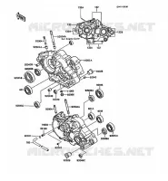 CARTER MOTEUR(S) pour Kawasaki KMX125