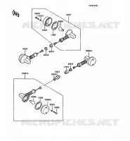 CLIGNOTANTS pour Kawasaki KMX125