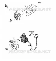 G&Eacute;N&Eacute;RATEUR pour Kawasaki KMX125