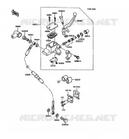 MAITRE CYLINDRE AV pour Kawasaki KMX125