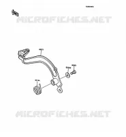 PEDALE DE FREIN pour Kawasaki KMX125