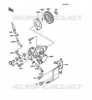 POMPE A HUILE pour Kawasaki KMX125