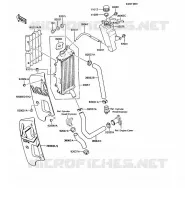 RADIATEUR pour Kawasaki KMX125