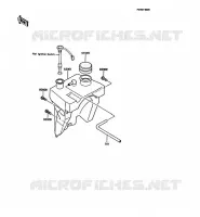 R&Eacute;SERVOIR D'HUILE pour Kawasaki KMX125