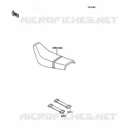 SELLE pour Kawasaki KMX125