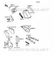 STICKER pour Kawasaki KMX125