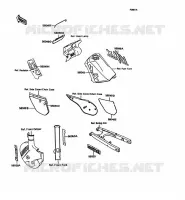 STICKER pour Kawasaki KMX125