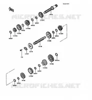 TRANSMISSION pour Kawasaki KMX125