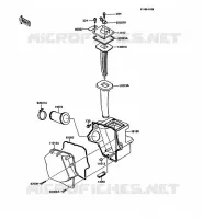 FILTRE A AIR pour Kawasaki KMX125