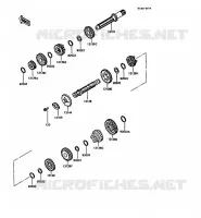 TRANSMISSION pour Kawasaki KMX125