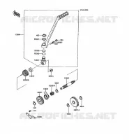 MECANISME DE KICK pour Kawasaki KMX125