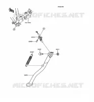 BEQUILLES pour Kawasaki KMX125